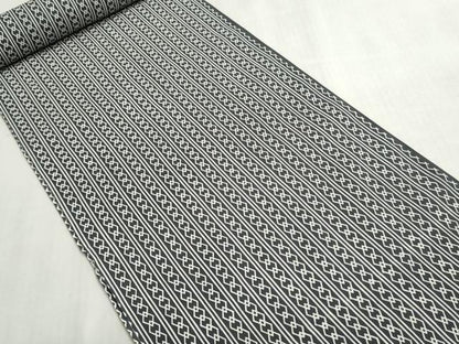 平和屋着物＊夏物　浴衣　反物　着尺　注染　菱繋ぎ　綿　逸品　未使用　DABI8061we