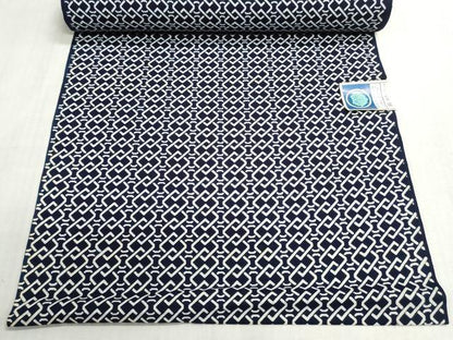 平和屋着物＊夏物　男性　浴衣　反物　着尺　注染　吉原繋ぎ　キングサイズ　綿　逸品　未使用　DABI8063we