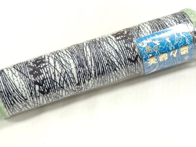 平和屋着物＊夏物　浴衣　反物　着尺　注染　草花文　桔梗　綿　逸品　未使用　DABI8064we