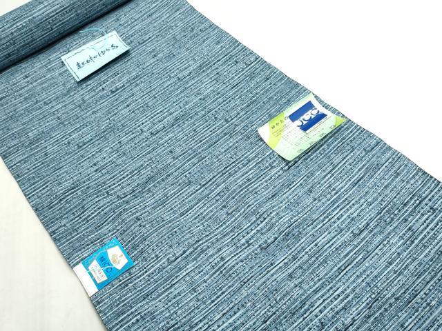 平和屋着物＊夏物　浴衣　反物　着尺　注染　横段文　綿　逸品　未使用　DABI8071we