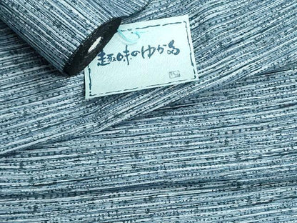 平和屋着物＊夏物　浴衣　反物　着尺　注染　横段文　綿　逸品　未使用　DABI8071we