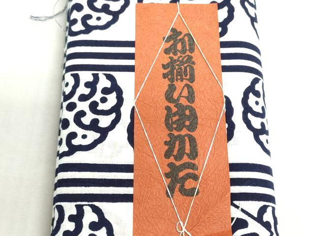 平和屋着物＊夏物　浴衣　反物　着尺　注染　三勝染　四股名　相撲　力士　玉ノ富士 玉輝山 片男波　綿　逸品　未使用　DABI8094we