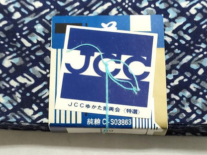 平和屋着物＊夏物　浴衣　反物　着尺　注染　抽象文様　綿　逸品　未使用　DABI8098we