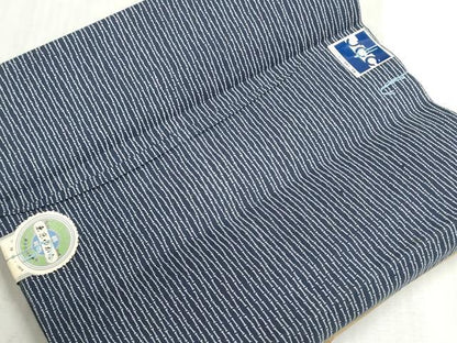 平和屋着物＊夏物　浴衣　反物　着尺　注染　小珍染　竹節間道　綿　逸品　未使用　DABI8102we