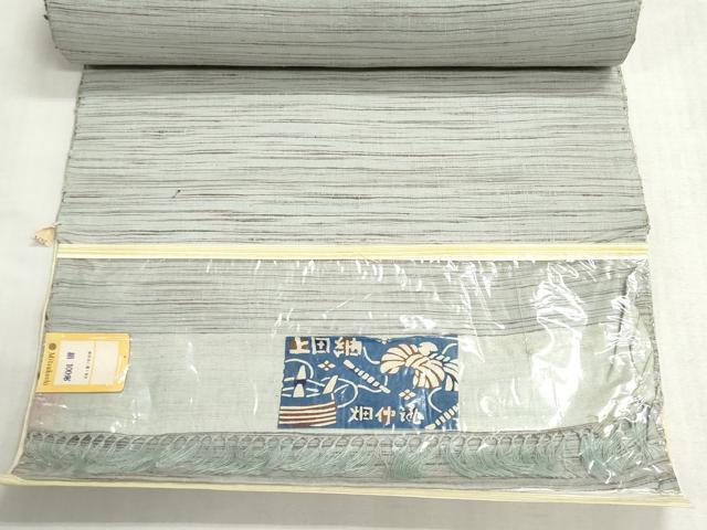 平和屋着物●上田紬　反物　着尺　霞文　三越扱い　証紙付き　逸品　未使用　DABI8209we