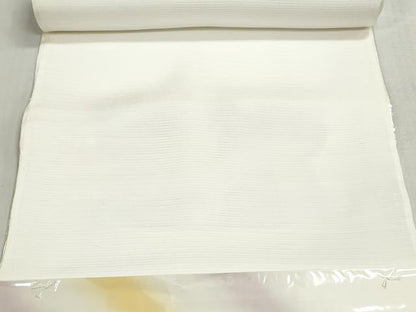 平和屋着物＊夏物　長襦袢　反物　着尺　絽　生成り色　逸品　未使用　DABI8227we