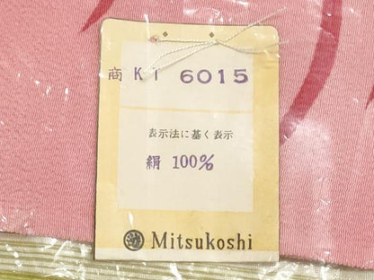 平和屋着物●創業460年・千總　小紋　反物　着尺　舞蝶文　三越扱い　逸品　未使用　DABI8228we