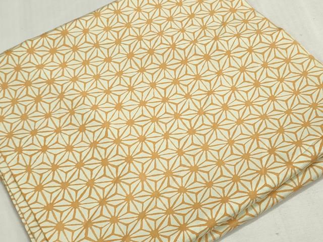 平和屋着物▼羽織・コート　反物　羽尺　麻の葉文様　逸品　未使用　DABI8234we