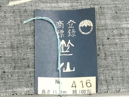 平和屋着物＊夏物　竺仙鑑製　浴衣　反物　着尺　注染　紫陽花　アジサイ　証紙付き　綿　逸品　未使用　DABI8238we