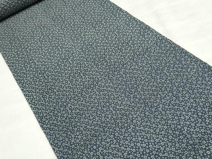 平和屋着物＊夏物　浴衣　反物　着尺　両面染　注染　乱格子紅梅　小花文　綿　逸品　未使用　DABI8239we