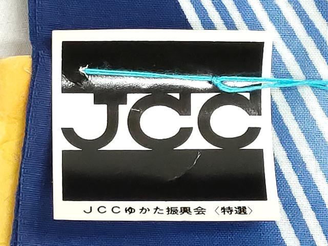 平和屋着物＊夏物　浴衣　反物　着尺　注染　千代染　草花文　綿　逸品　未使用　DABI8313we