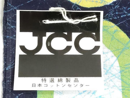 平和屋着物＊夏物　浴衣　反物　着尺　注染　抽象文様　綿　逸品　未使用　DABI8370we