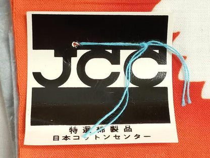 平和屋着物＊夏物　浴衣　反物　着尺　注染　舞花文　綿　逸品　未使用　DABI8383we