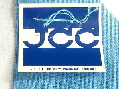 平和屋着物＊夏物　浴衣　反物　着尺　注染　舞蝶文　綿　逸品　未使用　DABI8384we