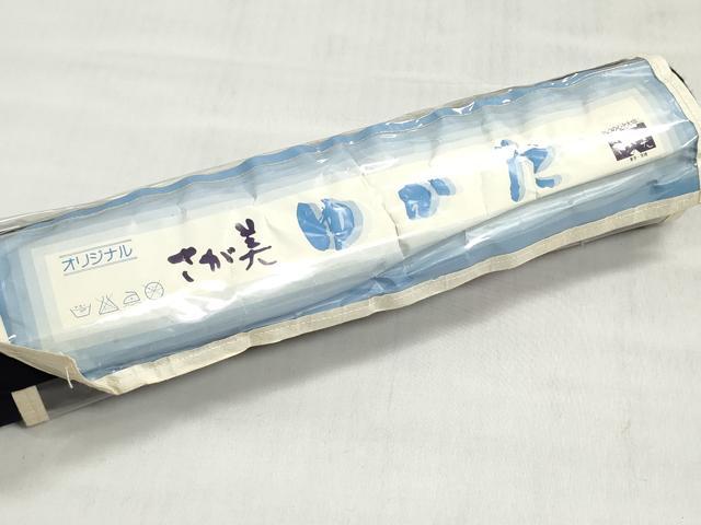 平和屋着物＊夏物　浴衣　反物　着尺　注染　団扇秋草文　さが美扱い　綿　逸品　未使用　DABI8388we