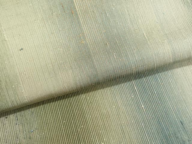 平和屋着物●西陣　紬　反物　着尺　間道　証紙付き　逸品　未使用　DABI8421we