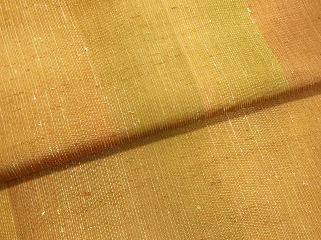 平和屋着物▼西陣　紬　反物　着尺　霞文　証紙付き　逸品　未使用　DABI8427we