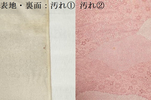平和屋着物▼江戸小紋　反物　着尺　作家物　東京染　寄せ小紋柄　逸品　未使用　DABI8433we