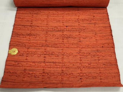 平和屋着物▼西陣　名古屋帯　帯反物　横段文　高島屋扱い　証紙付き　逸品　未使用　DABI8458we