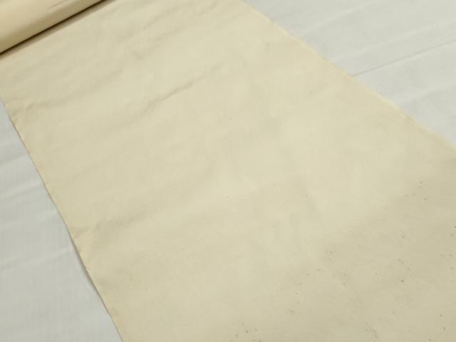 平和屋着物▼白生地　反物　生成り色　長さ約17.4m　用途多数　逸品　未使用　DABI8474we