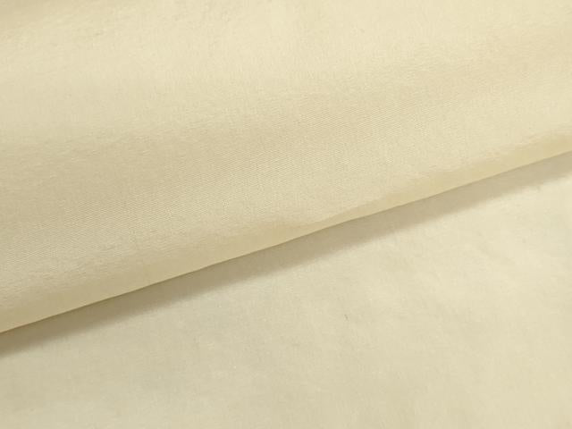 平和屋着物▼白生地　反物　生成り色　長さ約17.4m　用途多数　逸品　未使用　DABI8474we