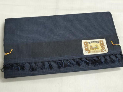 平和屋着物▼男性　大島紬　反物　着尺　アンサンブル　格子　キングサイズ　証紙付き　逸品　未使用　DABI8513we