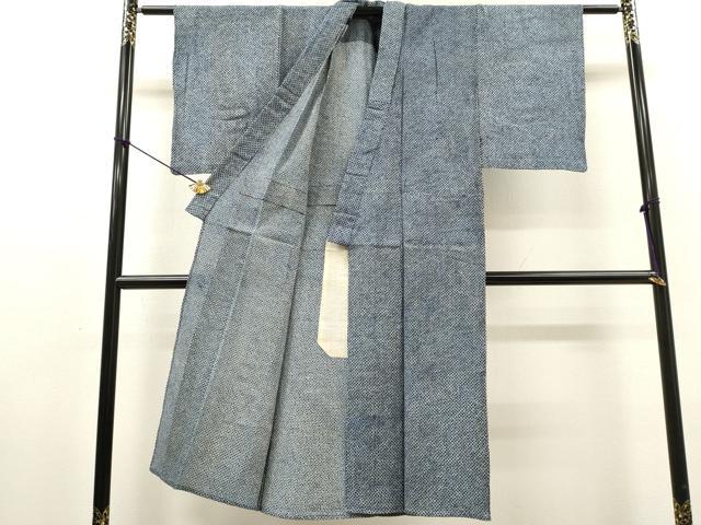 平和屋着物∴夏物　男性　浴衣　有松鳴海絞り　三浦絞り　綿　逸品　DABI8563cd