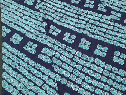 平和屋着物∴夏物　浴衣　有松鳴海絞り　斜線文　綿　逸品　DABI8569cd