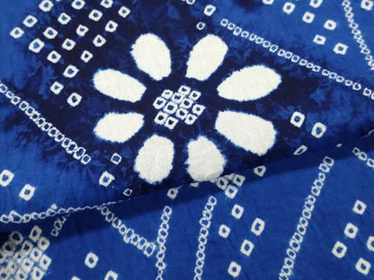 平和屋着物∴夏物　浴衣　有松鳴海絞り　乱菊　綿　逸品　未使用　DABI8573cd