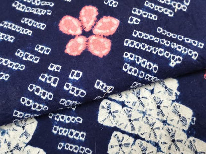 平和屋着物∴夏物　浴衣　有松鳴海絞り　花間道　綿　逸品　DABI8574cd