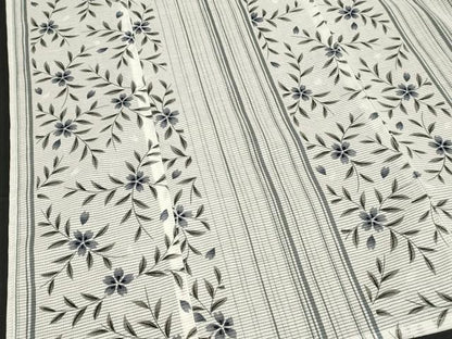 平和屋着物∴夏物　綿絽　浴衣　枝桜間道　綿　逸品　DABI8615cd