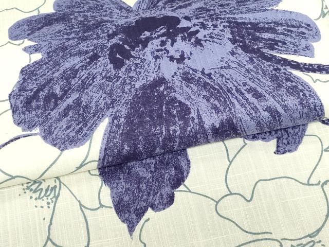 平和屋着物∴夏物　浴衣　舞花文　綿　逸品　DABI8640cd