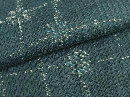 平和屋着物∴夏物　阿波しじら織　浴衣　十字絣　綿　逸品　DABI8658cd