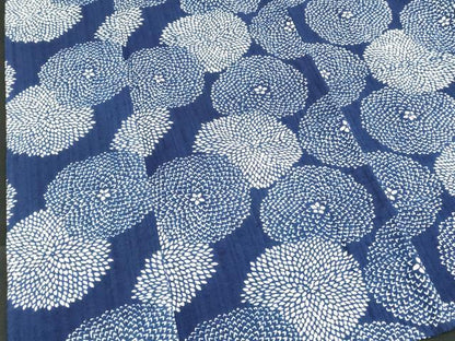 平和屋着物∴夏物　浴衣　舞花文　菊　綿　逸品　DABI8704cd