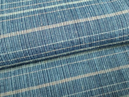 平和屋着物∴夏物　阿波しじら織　浴衣　横段文　綿　逸品　DABI8707cd