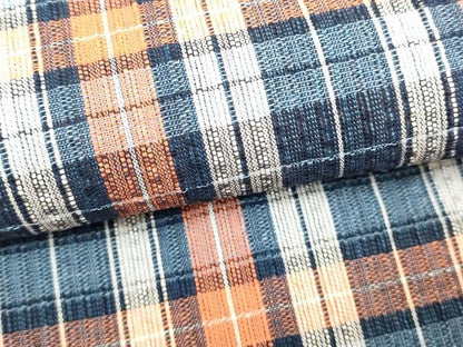 平和屋着物∴夏物　阿波しじら織　浴衣　麻　逸品　DABI8710cd