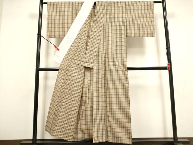 平和屋着物∴夏物　阿波しじら織　浴衣　綿　逸品　DABI8719cd
