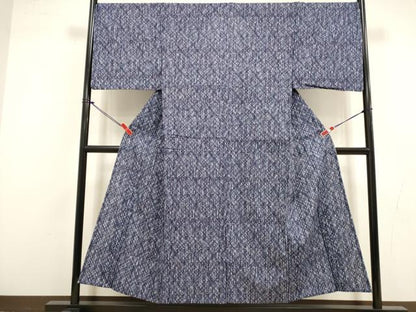 平和屋着物∴夏物　男性　浴衣　注染　竹節間道　綿　逸品　DABI8734cd