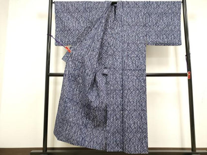 平和屋着物∴夏物　男性　浴衣　注染　竹節間道　綿　逸品　DABI8734cd