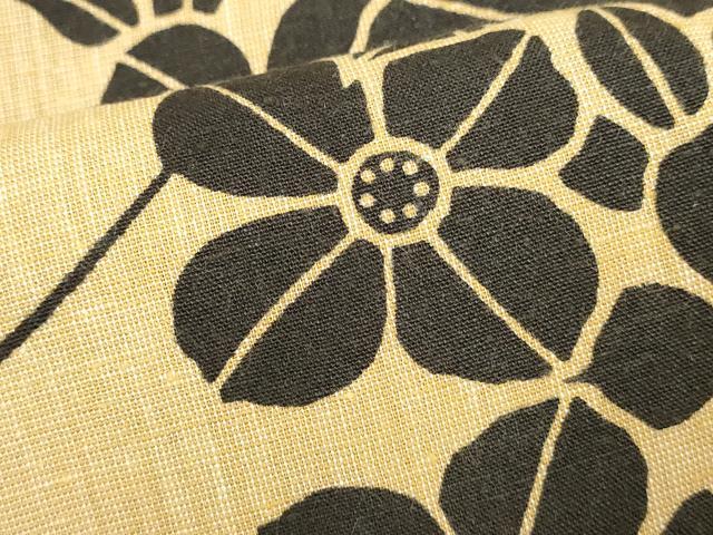 平和屋着物∴夏物　浴衣　手縫い　花間道　逸品　DABI8753cd