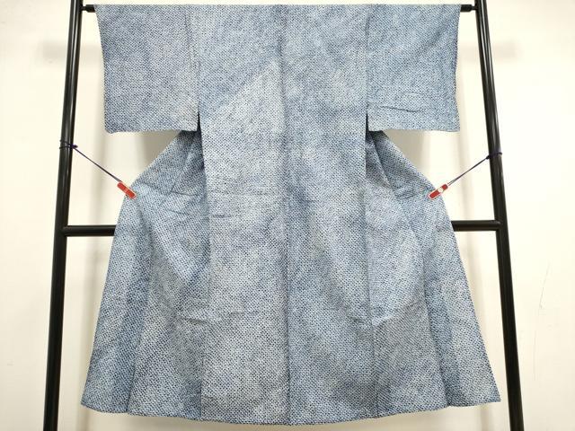 平和屋着物∴夏物　男性　浴衣　有松鳴海絞り　三浦絞り　綿　逸品　DABI8774cd