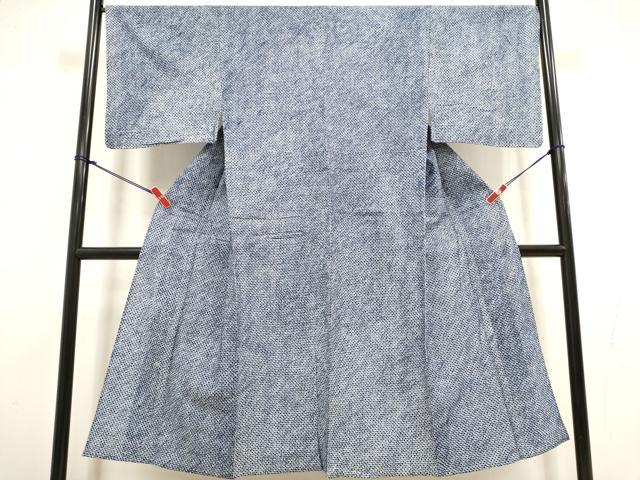 平和屋着物∴夏物　男性　浴衣　有松鳴海絞り　三浦絞り　綿　逸品　DABI8776cd
