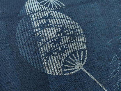 平和屋着物∴夏物　阿波しじら織　浴衣　間道　団扇　綿　逸品　DABI8806cd