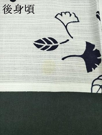 平和屋着物∴夏物　浴衣　綿絽　注染　吹寄せ花文　綿　逸品　DABI8810cd