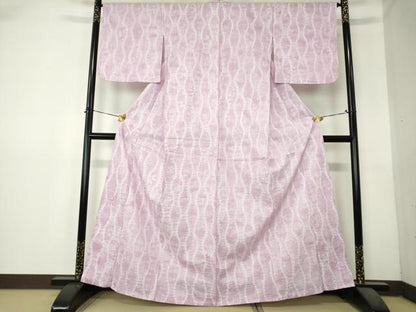 平和屋着物∴夏物　浴衣　絞り　立涌文　綿　逸品　DABI8811cd
