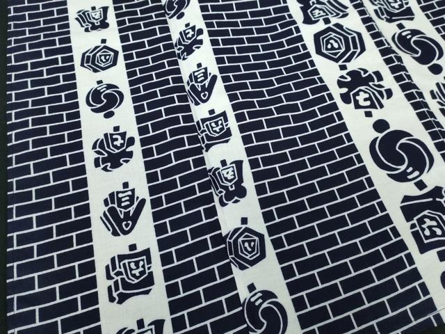 平和屋着物∴夏物　男性　浴衣　注染　纏間道　綿　逸品　DABI8830cd