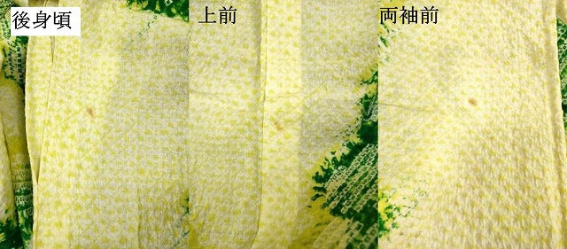 平和屋着物∴夏物　浴衣　有松鳴海絞り　枝花文　綿　逸品　DABI8871cd