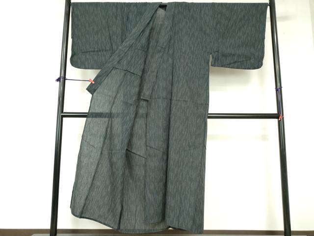平和屋着物∴夏物　男性　阿波しじら織　浴衣　変わり間道　綿　逸品　DABI8902cd