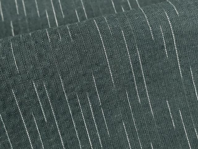 平和屋着物∴夏物　男性　阿波しじら織　浴衣　変わり間道　綿　逸品　DABI8902cd