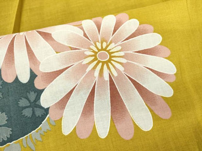 平和屋着物∴夏物　浴衣　花丸文　綿　逸品　DABI8904cd